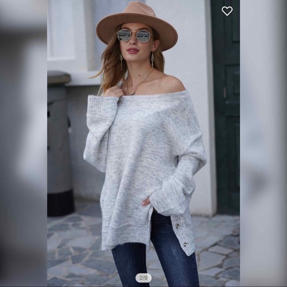 Logan Round Neck Tunic Sweater - Picture 4 of 7